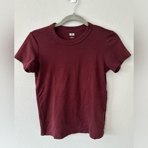 Maroon Uniqlo Tee